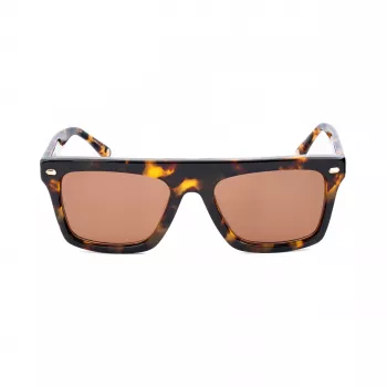 Belstaff Randford S153 unisex-aurinkolasit - musta asetaattikehys, harmaat polykarbonaattilinssit, 52 mm