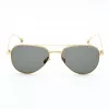 Belstaff Trialmasterdo unisex-aurinkolasit - 55/18/135 mm - musta asetaattikehys - harmaat polykarbonaattilinssit - UV400