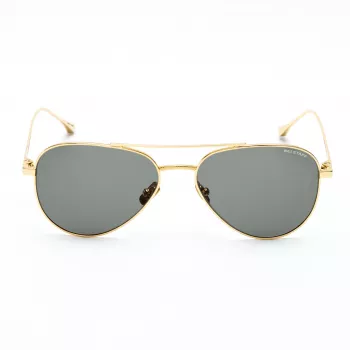 Belstaff Trialmasterdo unisex-aurinkolasit - 55/18/135 mm - musta asetaattikehys - harmaat polykarbonaattilinssit - UV400