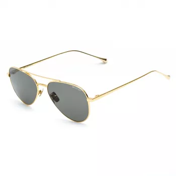Belstaff Trialmasterdo unisex-aurinkolasit - 55/18/135 mm - musta asetaattikehys - harmaat polykarbonaattilinssit - UV400