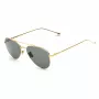 Belstaff Trialmasterdo unisex-aurinkolasit - 55/18/135 mm - musta asetaattikehys - harmaat polykarbonaattilinssit - UV400