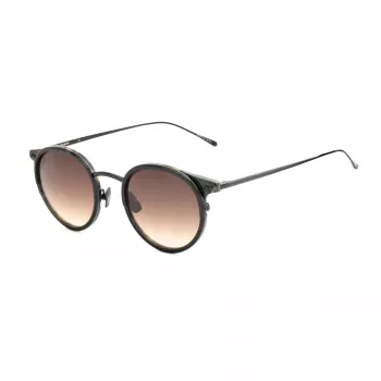 BELSTAFF unisex Parkgate-S120 aurinkolasit - musta asetaattikehys, harmaat polykarbonaattilinssit, UV400-suoja, 48/21/145 mm