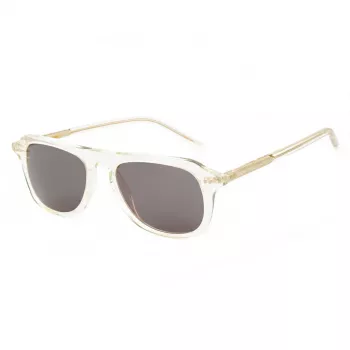 BELSTAFF naisten Eyston-S044 aurinkolasit - musta asetaattikehys, harmaat linssit, 53 mm