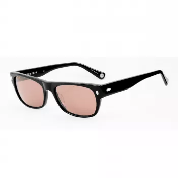 BELSTAFF naisten aurinkolasit Hudson-S185 - musta kehys, harmaat linssit, 54 mm
