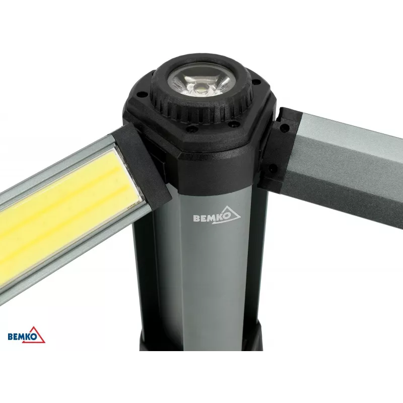 BEMKO C49-LTW09 monitoimi-LED-taskulamppu, 6000 mAh, IP42