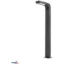 BEMKO SOLVEO hybridi LED-pihapollarivalaisin, 7W, 600lm, CCT 3000K/4000K/6500K, 80 cm, IP65, tummanharmaa, PIR-tunnistin