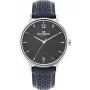 BEN SHERMAN miesten kello WB038U 43 mm musta kellotaulu musta keinonahkaranneke