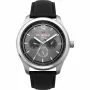 Ben Sherman WBS112B miesten analoginen kvartsikello 43 mm musta kellotaulu nahkaranneke