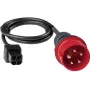 BENNING 044148 CEE-mittasovitin 16 A 5-napainen 400 V 4 mm turvaholkeilla