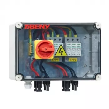 BENY PV DC-erotuskytkinpaneeli, 2-string-tulo 2-string-lähtöön, IP65 ulkokotelo