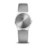 Bering Classic naisten kvartsikello 34 mm sininen kellotaulu teräs milanese-ranneke