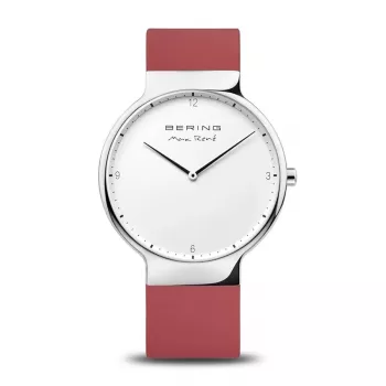 BERING miesten Classic kvartsikello 15540-500 40 mm sininen kellotaulu hopeinen milanese-ranneke