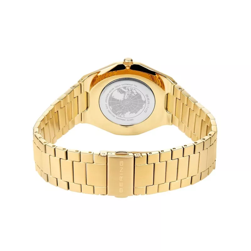 Bering miesten Classic kvartsikello 19641-730 45 mm sininen kellotaulu ruostumaton teräs mesh