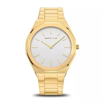Bering miesten Classic kvartsikello 19641-730 45 mm sininen kellotaulu ruostumaton teräs mesh