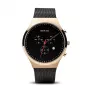 Bering miesten Classic kvartsikello 40 mm, ruostumaton teräs, musta kellotaulu, mesh-ranneke 14740-166