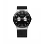 BERING miesten kello 32139-202 Classic Collection 39 mm kvartsi ruostumaton teräs mesh musta taulu
