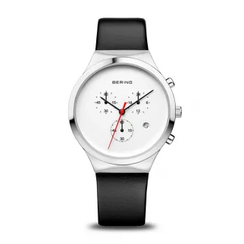 BERING naisten Classic kvartsikello 14736-404 36 mm hopea ruostumaton teräs sininen kellotaulu