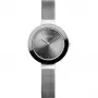 Bering naisten Classic kvartsikello 29mm ruusukulta ruskea Milanese-mesh