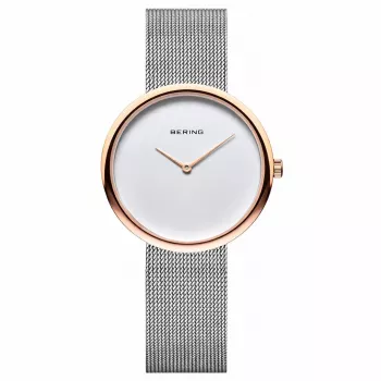 BERING naisten Classic kvartsikello 33 mm ruusukulta 14333-064