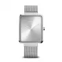 Bering naisten Classic kvartsikello 33 mm hopea ruostumaton teräs