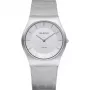 BERING naisten Classic kvartsikello 35 mm ruostumaton teräs mesh valkoinen taulu 11935-000