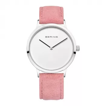BERING naisten kello 14937-604 39mm sininen kellotaulu hopeinen Milanese-verkkoranneke