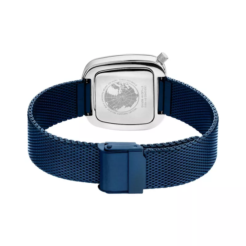 BERING naisten kello 18034-307 (34 mm) - ruusukulta & sininen sunray-kellotaulu