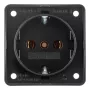 Berker 09418505 SCHUKO-pistorasia Integro-moduuli mattamusta