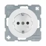 Berker 47232089 SCHUKO-pistorasia (tyyppi F), kiiltävän valkoinen, 16 A 250 V, uppoasennus, R.1/R.3/R.7-sarjoille