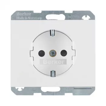 Berker 47357009 Schuko-pistorasia 16A polarinen valkoinen