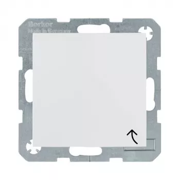 Berker 47528989 pistorasia Schuko tyyppi F 1-osainen IP44 polarvalkoinen kiiltävä S.1