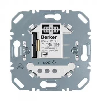 Berker 85421200 yleinen painikkeella himmennettävä moduuli, 1-kanava, uppoasennus, 230 V, 20-420 W/VA, LED-yhteensopiva