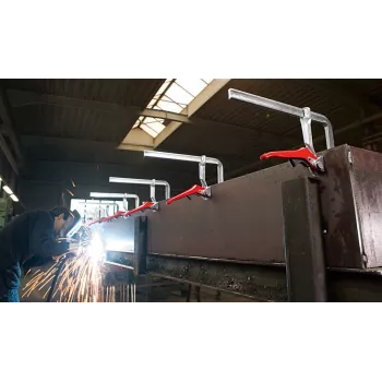 BESSEY GH25 teräsruuvipuristin vivulla 250 x 120 mm
