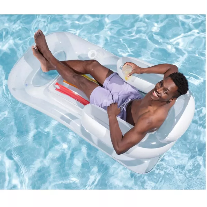 Bestway 5-in-1 muunneltava puhallettava sohva ilmavuode 161x84 cm harmaa