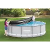 Bestway Flowclear allassuoja Steel Pro MAX Frame Pool 427 cm (14 ft) - sininen polyeteeni, köysikiinnikkeet