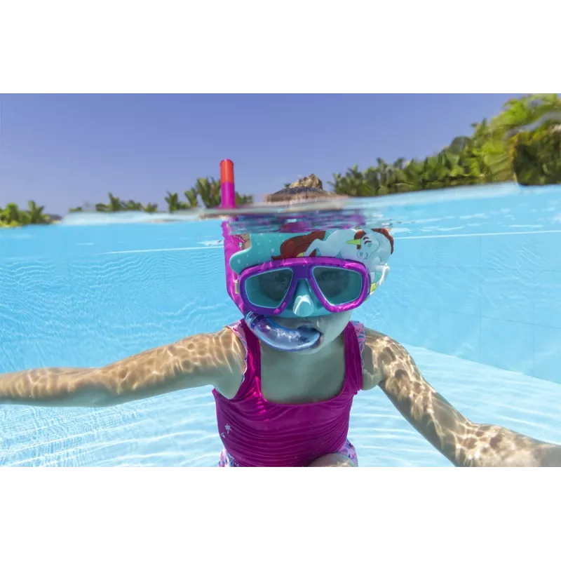 Bestway Hydro-Swim sukellusmaski ja snorkkelisetti - pinkki