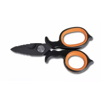 BETA sähköasentajan sakset 1128BAX - 145 mm ruostumaton teräs, kuorintaura, oranssi/musta