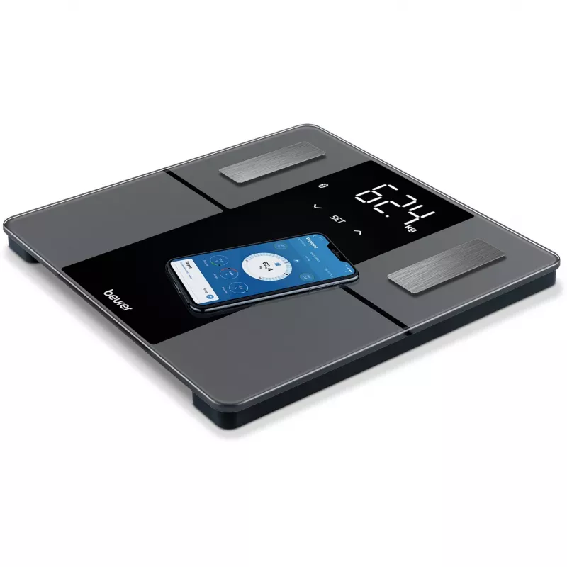 Beurer BF 500 Super Black Edition diagnoosivaaka Bluetoothilla