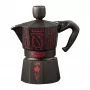 Bialetti Moka Express Sound Stranger Things 3 kupin liesi-espressokeitin (150 ml) musta