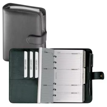 BIND 16501-1 standardi A6 kalenteri, tekstiilinahka