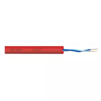 BITNER YnTKSY paloilmoitinkaapeli 1x2x0,8 mm - 100 m punainen