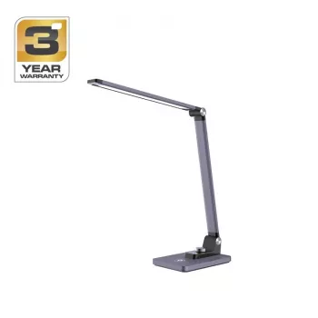 BL1268-C Metallic Grey Multi LED-pöytävalaisin RGB:llä ja säädettävällä valkoisella