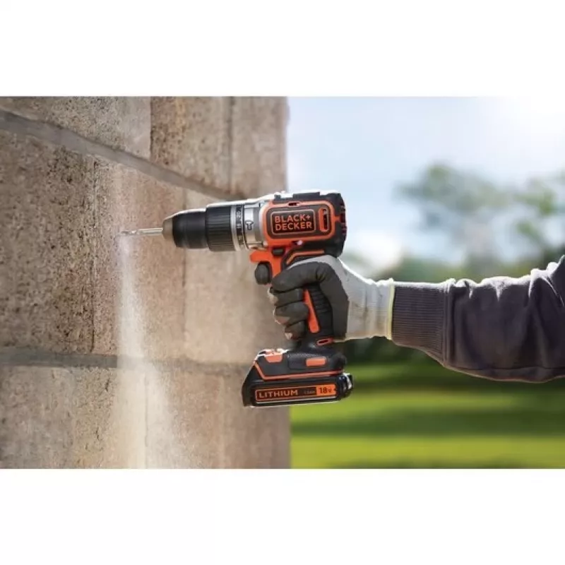 Black & Decker BL188N-XJ 18V harjaton iskuporakone 1650 RPM
