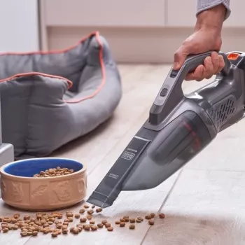 BLACK+DECKER BCHV001C1 Powerconnect 12V auto-käsipölynimuri, 0,56L pussiton, musta/harmaa/oranssi