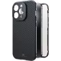Black Rock Cover 360° lasi Apple iPhone 15 Pro, aito hiilikuitu (00221268)
