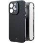 Black Rock Cover 360° lasi Apple iPhone 16 Pro, aito hiilikuitu (00228093)