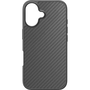 BLACK ROCK Robust Carbon -kotelo Apple iPhone 16 -puhelimelle – musta 00228081