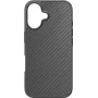 BLACK ROCK Robust Carbon -kotelo Apple iPhone 16 -puhelimelle – musta 00228081