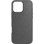 Black Rock Robust Carbon -kotelo Apple iPhone 16 Pro Max, musta (00228097)