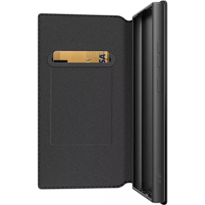 Black Rock Slim Folio -kotelo Samsung Galaxy S23 Ultra 6,8 tuuman näyttö musta 00226128